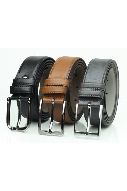 3 Men's Classic Belts