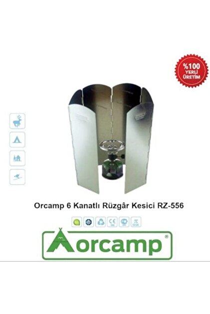 Orcamp Orgaz Çantalı 6 Kanatlı Büyük Boy Kamp Rüzgar Kesici