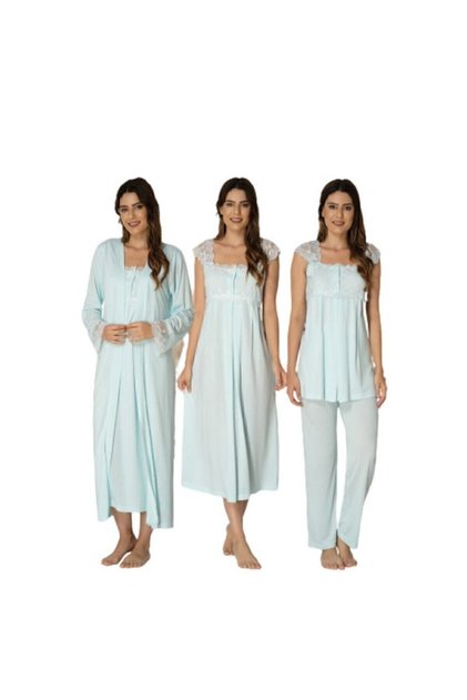 2305 Maternity Nightie, Dressing Gown Set of 4