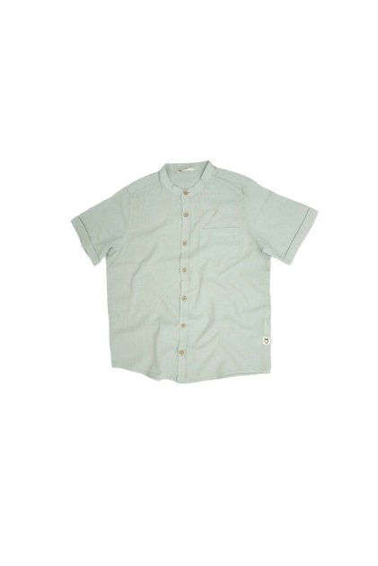 Children's Linen Short Sleeve Shirt