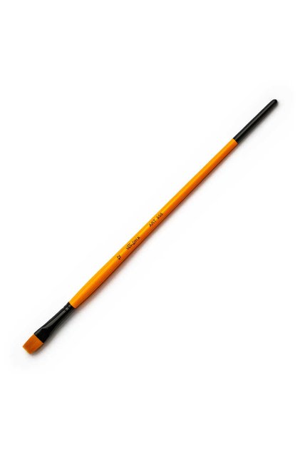 Van dyck vd958/12 orange long handle yellow synthetic brush