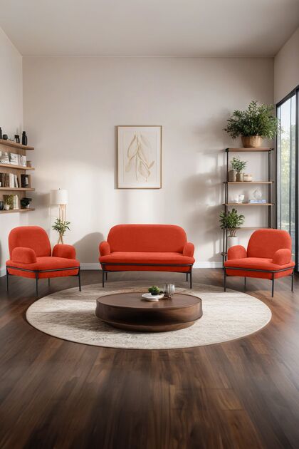 Aster Cafe, Ofis, Büro, Balkon, Otel , Lobi, Koltuk Takımı 2+1+1