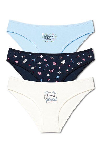 Cotton Basic Women's Panties 3 Pack