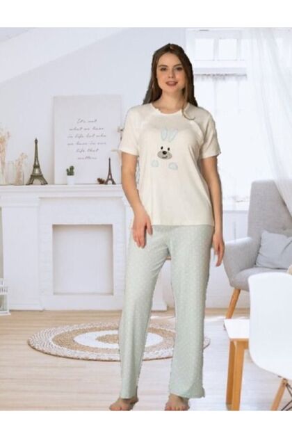 Been Store Effort 2074 Short Sleeve Pajamas Set