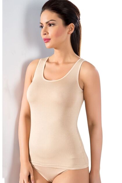 Large Size Bamboo Thick Strap Women's Tank Top