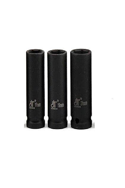 Genel Markalar 1/2 Havalı Uzun Derin Darbeli Lokma 17-19-21 Mm
