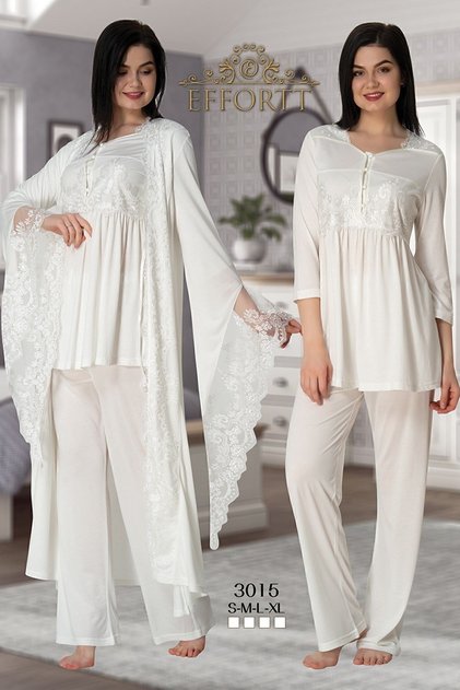 Maternity Pajama Set with Dressing Gown