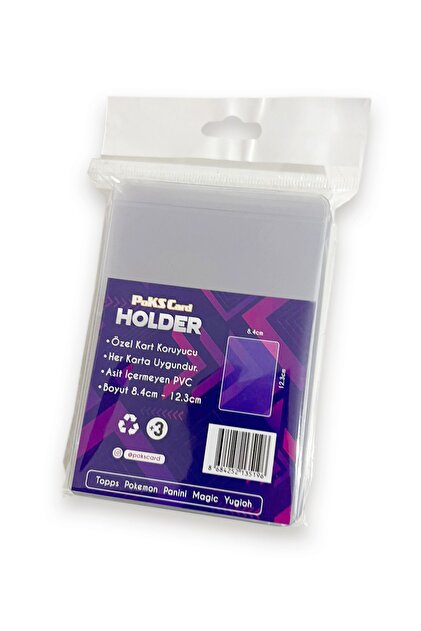 Pokscard 25 Card Protector Holders, Pokemon, Panini, Topps, Magic, Football  Player Card- Trendyol