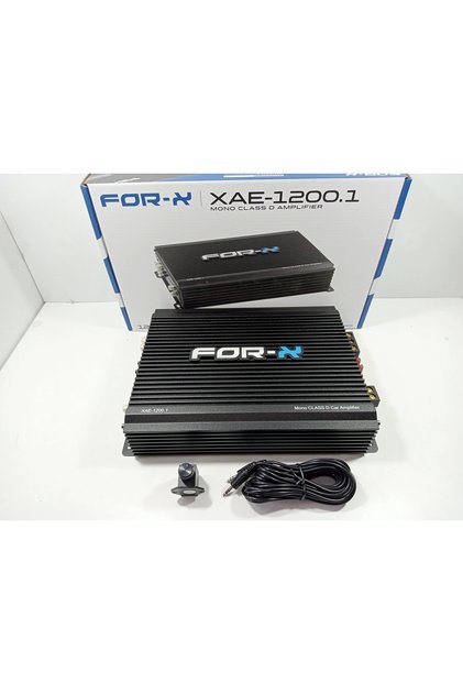 Mono Amfi 1200rms – Xae-1200.1d Bass Anfisi – Bass Kontrollü Mono Anfi