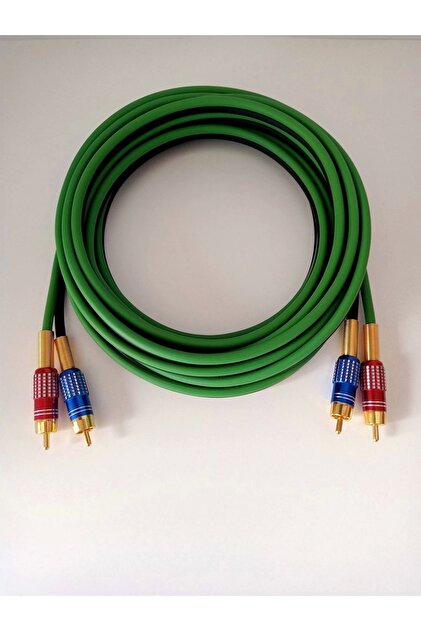 For-X Amfi Rca Kablosu - 2 Metre - Özel Yapım %100 Bakır Ofc Rca