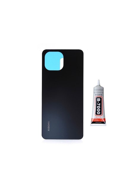 Xiaomi Mi 11 Lite Uyumlu Arka Kapak Pil Batarya Kapağı Siyah