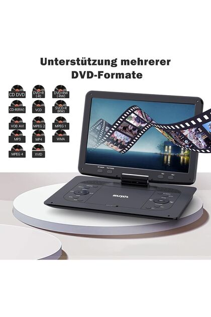 SUNPİN 14,1 inç HD büyük ekranlı DVD , USB , VİDEO OYNATICI SUNPİN 14,1 inç HD büyük ekranlı DVD , USB , VİDEO OYNATICI