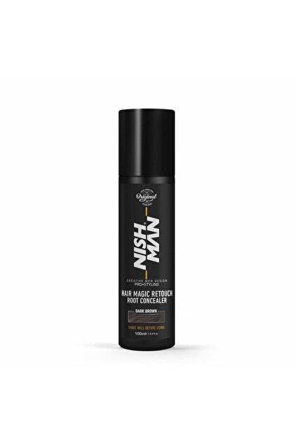 NISHMAN Hair Magic Retouch Saç Dibi Kapatıcı - Koyu Kahverengi 100