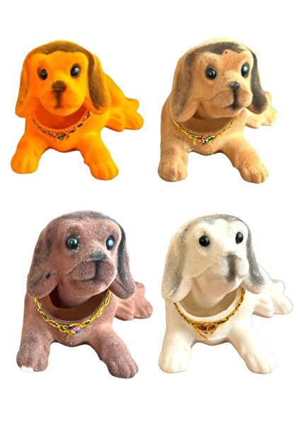 Marsel oyuncak KAFA SALLAYAN KÖPEK ARABA SÜSÜ 4 LÜ SET - Fiyatı
