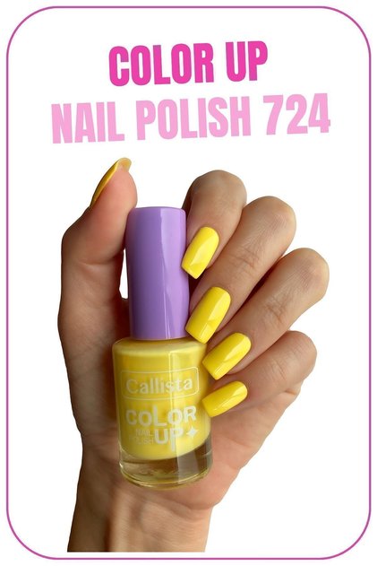 Color Up Nail Polish Oje 724 Lemonade Club - Sarı
