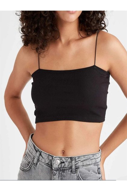 Thin Rope Strap Women's Crop Bustier