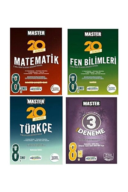 Okyanus Yayınları Okyanus 8.sınıf Lgs Master Matematik Fen Türkçe