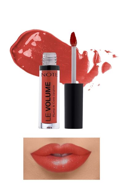 Le Volume Plump & Care Lipgloss Moisturizing Lip Gloss - 10 Party Mood - Red
