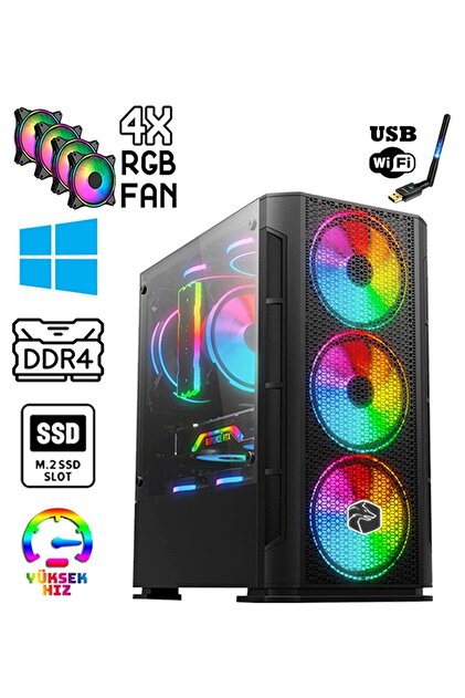 Zeiron xTreme V1 Ryzen 7 5700X 16GB RAM 1TB M.2 Nvme SSD Gtx1660