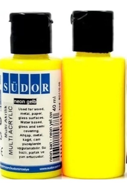 Multi Akrilik Boya Südor Monalisa Fosforlu 40 ml - 1 Şişe