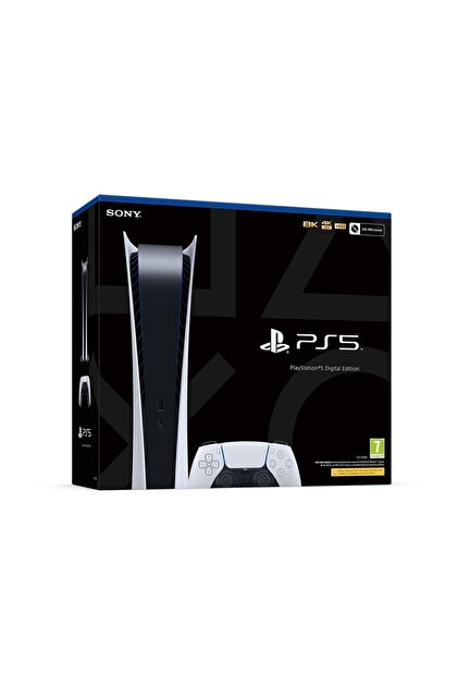Sony Playstation 5 Digital Edition 825 GB + 2. PS5 DualSense