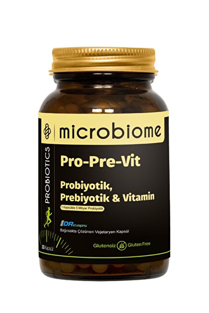 Microbiome Probiyotik Complex Probiyotik Prebiyotik Ve Vitamin 30