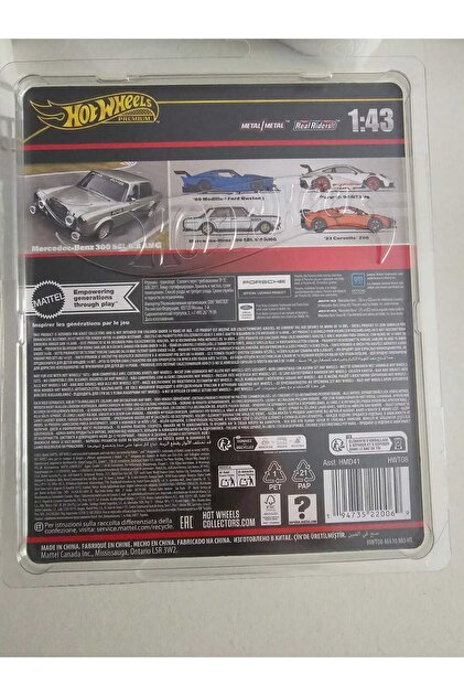HOT WHEELS PREMİUM Mercedes-Benz 300 SEL 6.8 AMG 1:43 Ölçek Metal