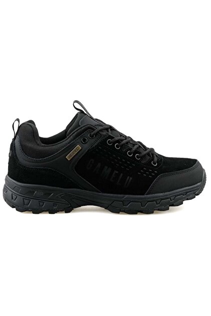 Gass Watherproof Su geçirmez Kauçuk Taban Outdoor Erkek Spor Ayakkabı SİYAH
