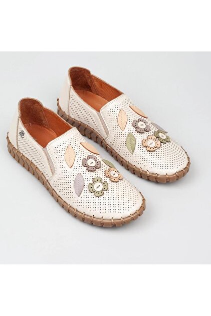 sara品です Venüs 2010719Y Kadın Hakiki Deri Ultra Comfort Esnek Taban Saraç