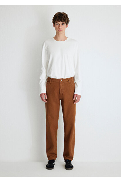 Mavi Oxford MV91 Street Kahve Kanvas Jean Pantolon 0010069-87182