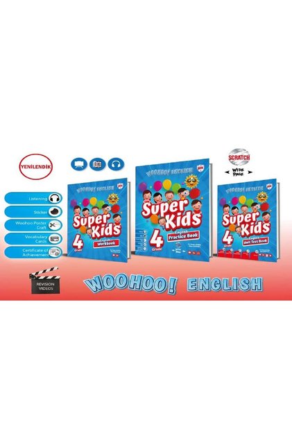 4.Sınıf WOOHOO ! ENGLISH Super Kids