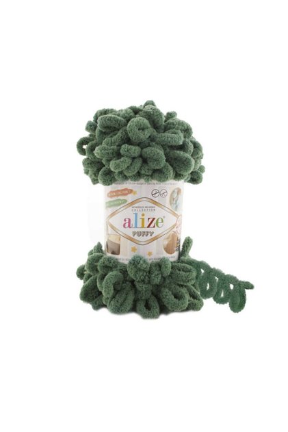 Puffy Hand Knitting Thread 532 Pine Green 5 Pack