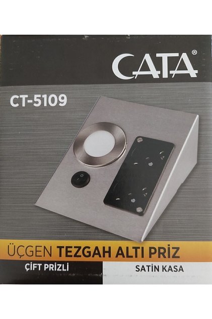Ct-5109 Tezgah Altı Çift Prizli Aydınlatma Beyaz