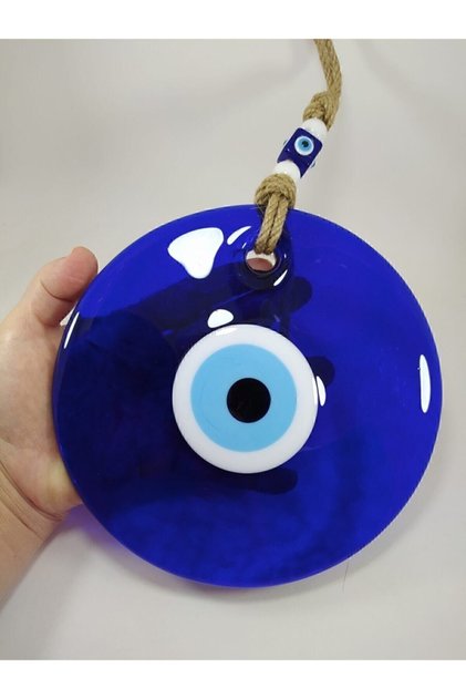 Büyük Nazar Boncuğu 17 Cm El Yapımı Duvar Dekoru