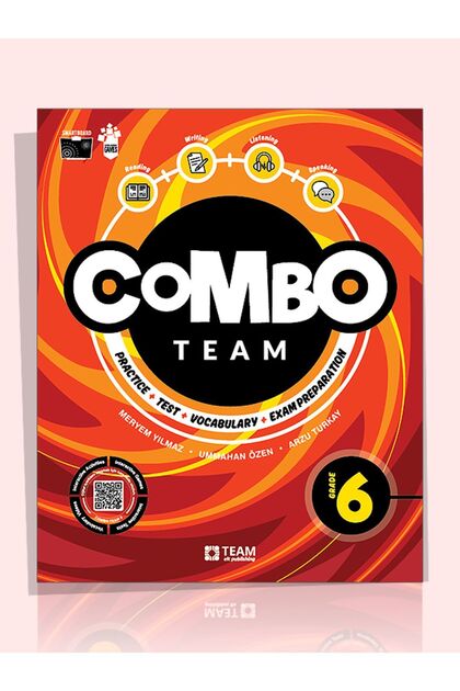 Combo Team 6.Sınıf (Practice+ Test+ Vocabulary+ Yazılı Sınavlara Hazırlık Hepsi Tek Kitapta)