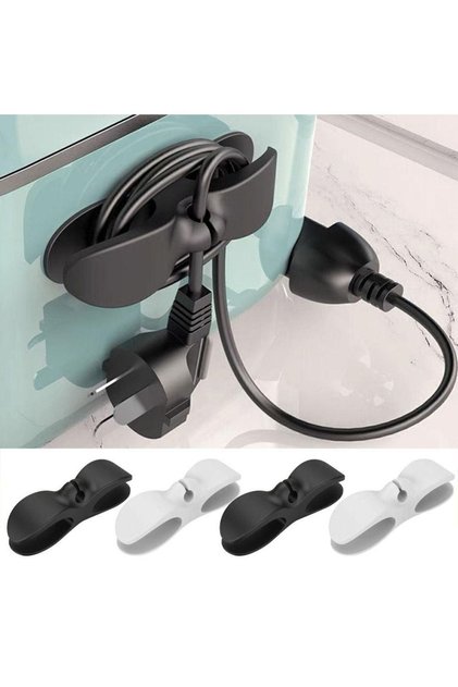 1 ADET Yapışkanlı Airfryer Kablo Sabitleyici Düzenleyici Çok Amaçlı Kablo Tutucu Kablo Toparlayıcı