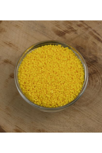 Prestij Candy Glass Beads Yellow Color Equal Cut