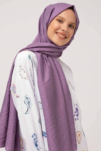 Silk Light Lilac Shawl