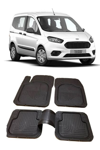 Ford Tourneo Courier 2014-2018 4d Havuzlu Paspas Takımı 5 Parça