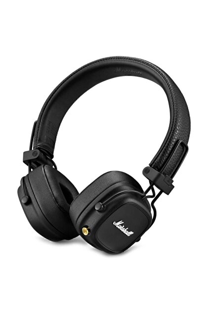 Marshall Major IV ブラック ワイヤレスヘッドフォン Marshall Major IV Bluetooth Headphones BT On-Ear Siyah Kulaklık