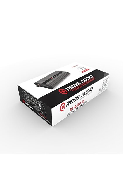 REISS AUDIO RS-Q450.4D 4 KANALLI AMFİ 4 OHM 450 WATT RMS POWER