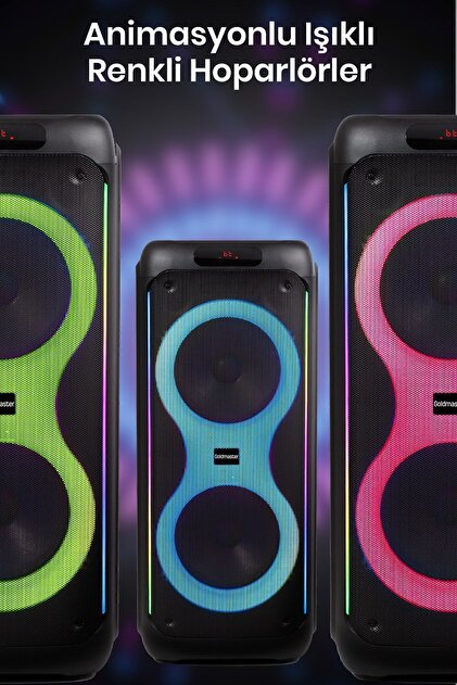 GoldMaster Neon X320 DJ BOX Bluetooth Hoparlör - Fiyatı, Yorumları