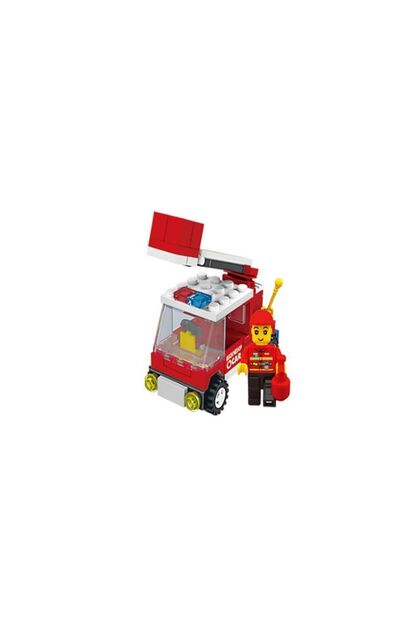 74 Pieces Fire Engine Winch Building Blocks