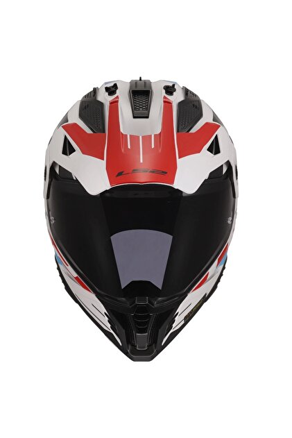 【総使用時間6h程】LS2 Pionner II Namib LS2 PIONEER 2 NAMIB BEYAZ-MAVİ-KIRMIZI KASK - Fiyatı, Yorumları