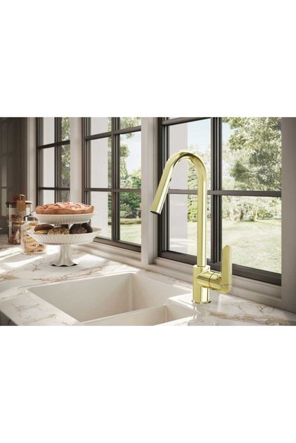 Sink A4274223 Root Round Kitchen Faucet - Gold