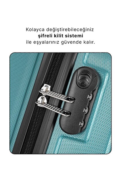 Wexta Wx-300 Mint Yeşili Kabin Boy Valiz - Fiyatı, Yorumları