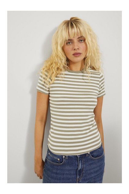 Jack Jones Women's T-Shirt 12249830 Jxgigi Str Ss Stripe Tee Jrs Sn