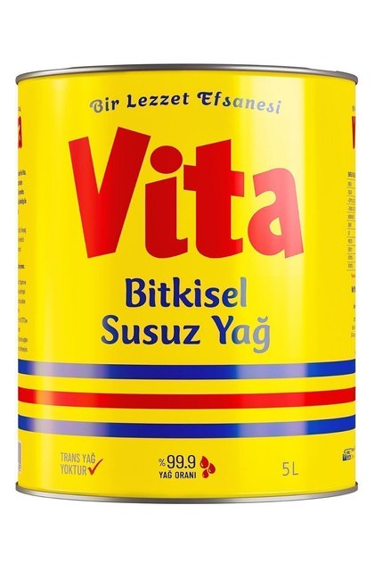 Bitkisel Susuz Yağ 5 lt
