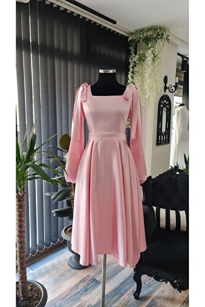pink graduation dress midi Annie Tube Top Dress: Pink Midi Dress for Graduation