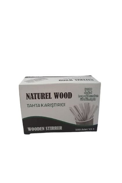 Wooden Mixer Tea Coffee Spoon 1 Box 500 Pieces